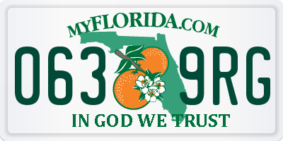 FL license plate 0639RG
