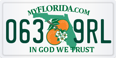 FL license plate 0639RL