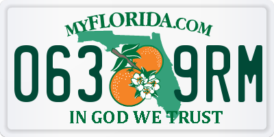 FL license plate 0639RM