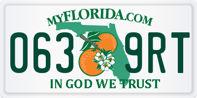 FL license plate 0639RT