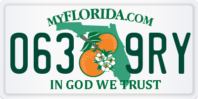 FL license plate 0639RY