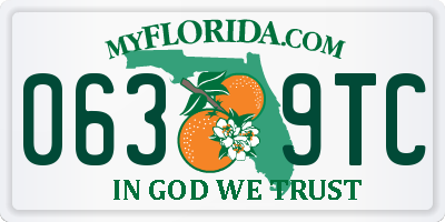 FL license plate 0639TC