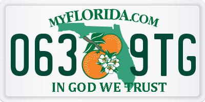 FL license plate 0639TG