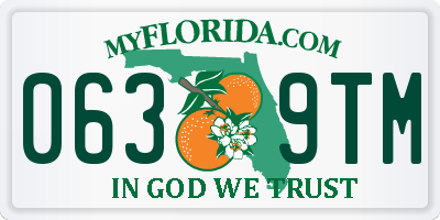 FL license plate 0639TM