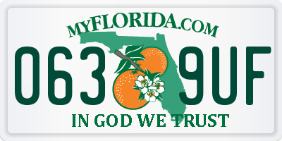 FL license plate 0639UF
