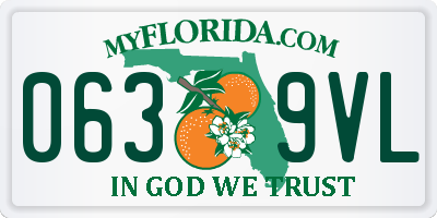 FL license plate 0639VL