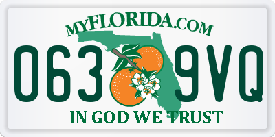 FL license plate 0639VQ