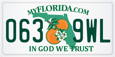 FL license plate 0639WL