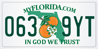 FL license plate 0639YT