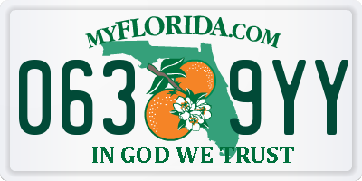 FL license plate 0639YY