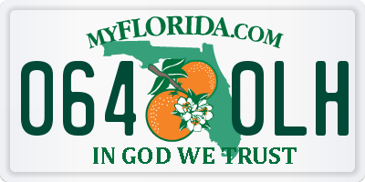FL license plate 0640LH