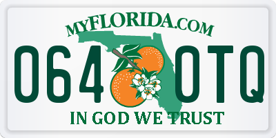 FL license plate 0640TQ