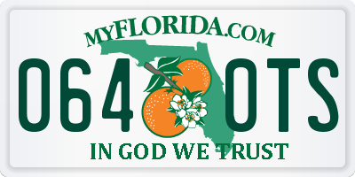 FL license plate 0640TS