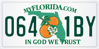 FL license plate 0641BY