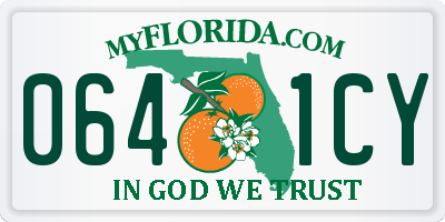 FL license plate 0641CY