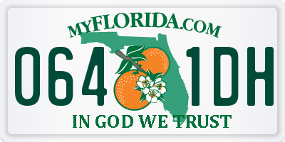 FL license plate 0641DH