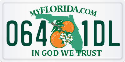 FL license plate 0641DL