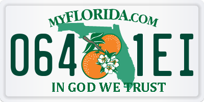 FL license plate 0641EI