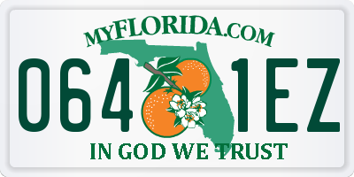 FL license plate 0641EZ