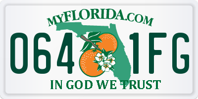 FL license plate 0641FG