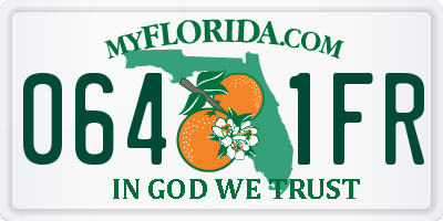 FL license plate 0641FR
