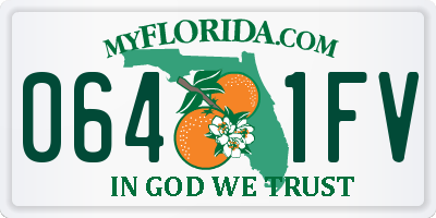 FL license plate 0641FV