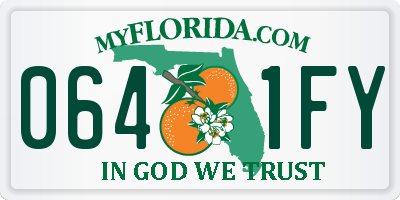FL license plate 0641FY