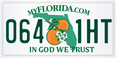 FL license plate 0641HT