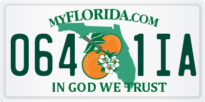 FL license plate 0641IA