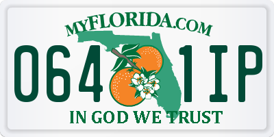 FL license plate 0641IP