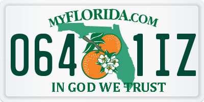 FL license plate 0641IZ