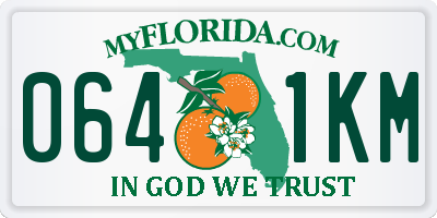 FL license plate 0641KM