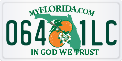 FL license plate 0641LC