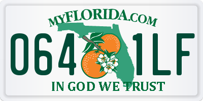 FL license plate 0641LF