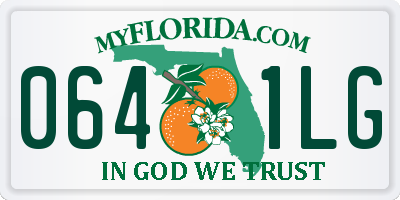 FL license plate 0641LG