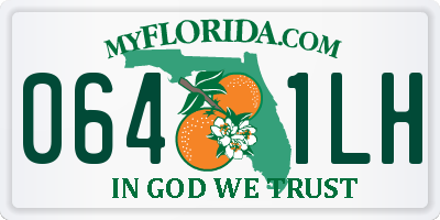FL license plate 0641LH