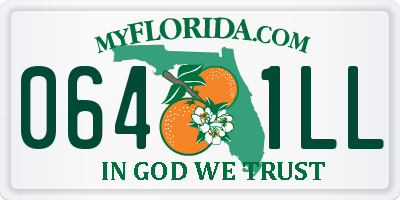 FL license plate 0641LL