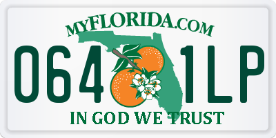 FL license plate 0641LP