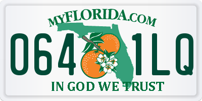 FL license plate 0641LQ