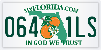 FL license plate 0641LS
