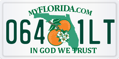 FL license plate 0641LT