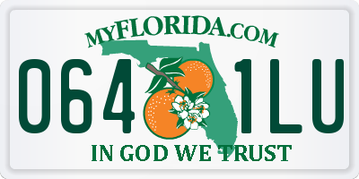 FL license plate 0641LU