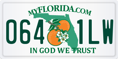 FL license plate 0641LW