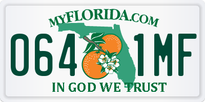 FL license plate 0641MF