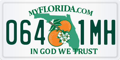 FL license plate 0641MH