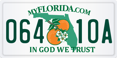 FL license plate 0641OA