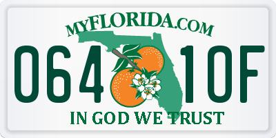FL license plate 0641OF