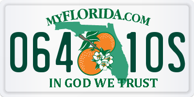 FL license plate 0641OS