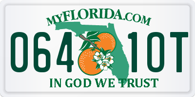 FL license plate 0641OT