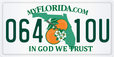 FL license plate 0641OU
